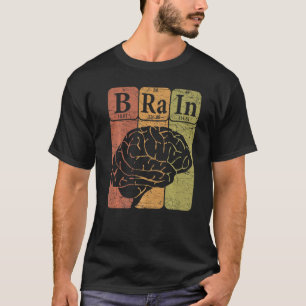 T-shirt Cerveau Éléments de tableau périodique Neurologue 