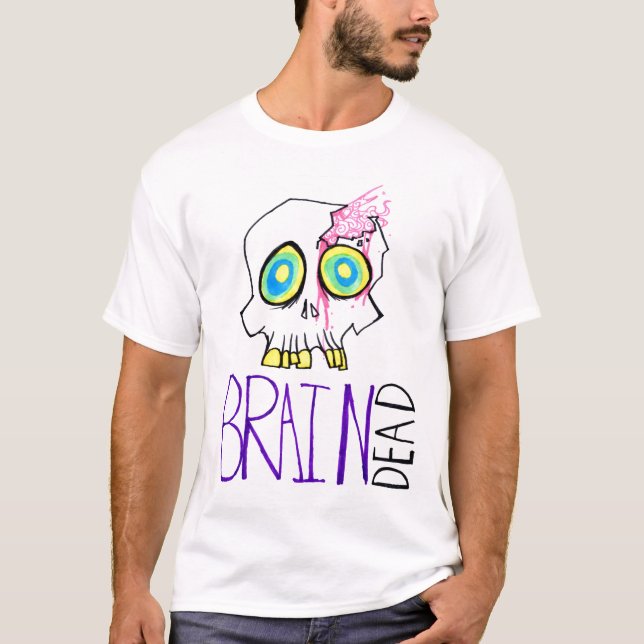 T-shirt Cerveau mort (Devant)