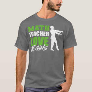 T-shirt Cerveaux d'amour Mathématicien ou cadeau drôle de