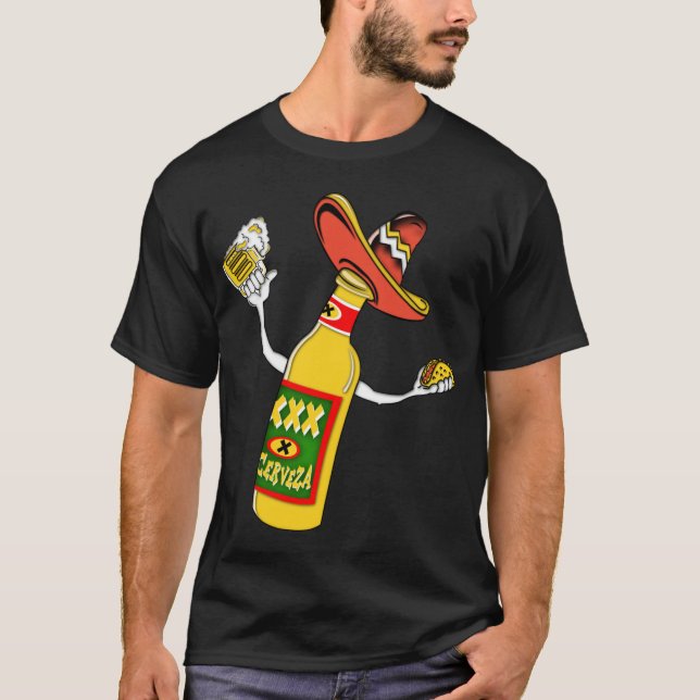 T-shirt Cerveza (Devant)