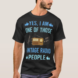 T-shirt Ces gens Vintage Radio
