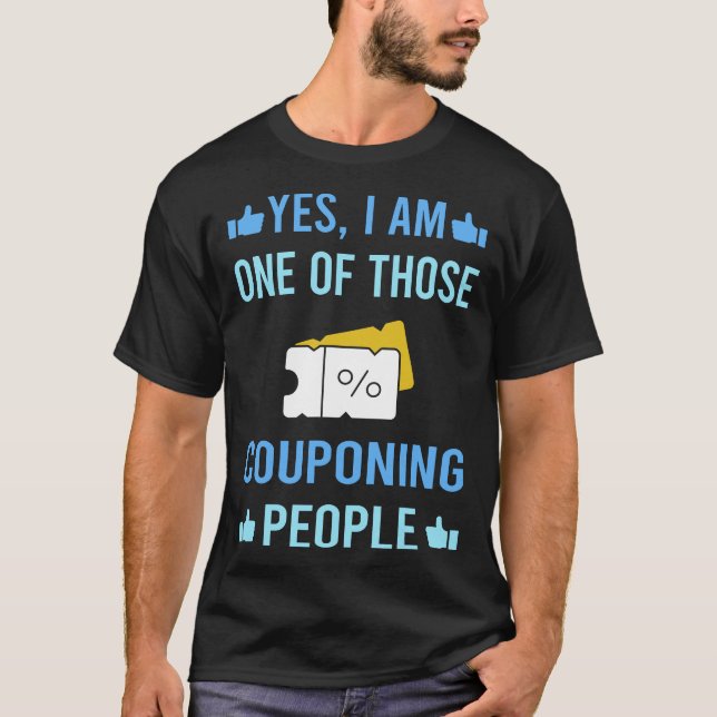 T-shirt Ces Personnes Coupons Coupon Coupon Couponer (Devant)