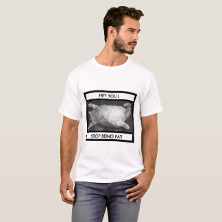 T-shirt Cessez d'être gros