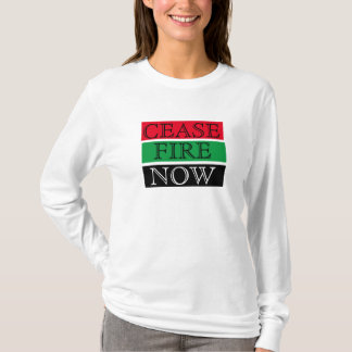 T-shirt Cessez le cessez-le-feu maintenant/ Cessez la guer