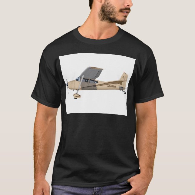 T-shirt Cessna 185 Skywagon 390390 (Devant)