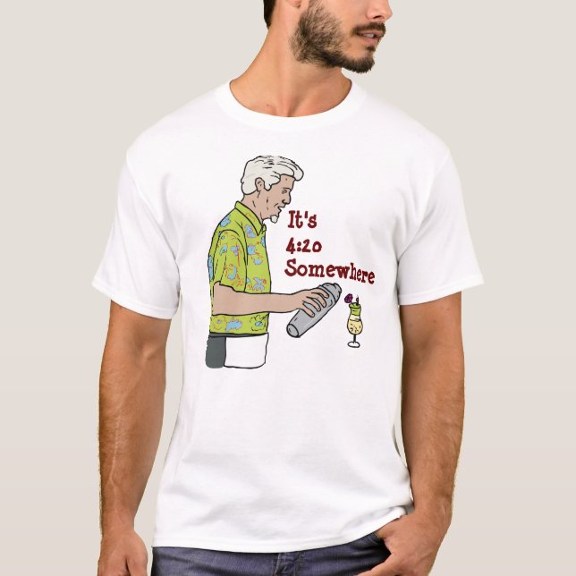 T-shirt C'est 4h20 quelque part (Devant)