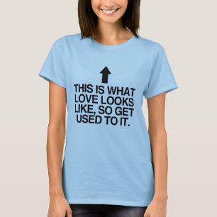 T-shirt C'EST À ÇA QUE L'AMOUR RESSembleLE DONC FAITES-VOU