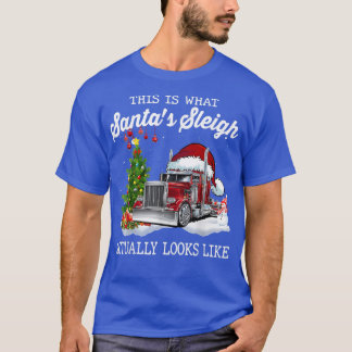 T-shirt C'Est À Ça Que Ressemble Mon Santas Sleigh