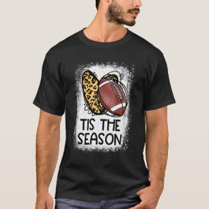 T-shirt C'Est À La Saison Leopard Heart Football Saison Ga