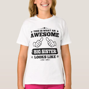 T-shirt C'est à quelle grande soeur impressionnante