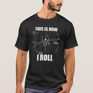 T-shirt C'Est Ainsi Que J'Effectue Le Vol De Pilote D'Avio