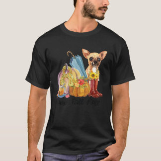 T-shirt C'est Automne Y'all Chihuahua Terrier Chien propri