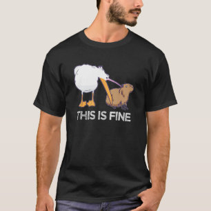 T-shirt C'est beau Mème drôle Chien Capybara Pelican Nihil