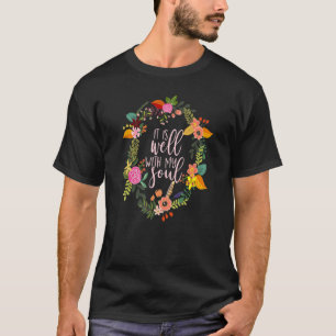 T-shirt C'Est Bien Avec Mon Âme Bible Hymne Foi Pour