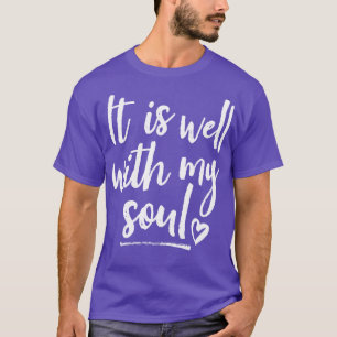T-shirt C'Est Bien Avec Mon Âme Blanc
