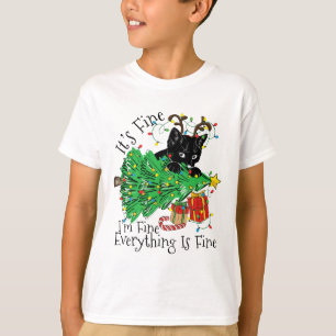 T-shirt C'est bien je vais bien tout va bien amus Noël
