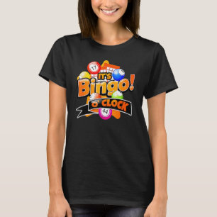 T-shirt C'est Bingo O'clock Granpa Boardgame Fête des Père