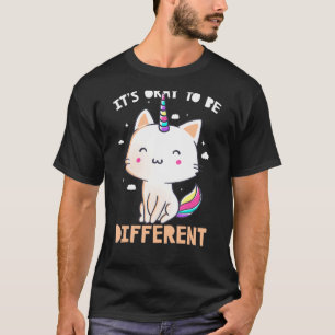 T-shirt C'est bon d'être différent mignon Unicorn Tee