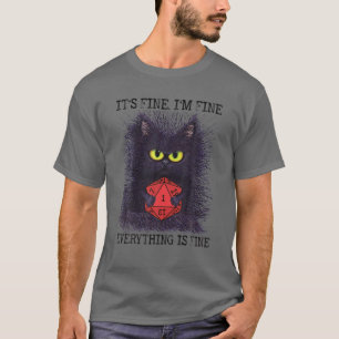 T-shirt C'est bon Je vais bien Tout va bien Chat Ro