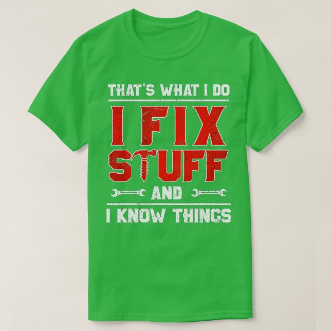 T-shirt C'Est Ce Que Je Fais Je Corrige Des Choses Et Je S (Design devant)
