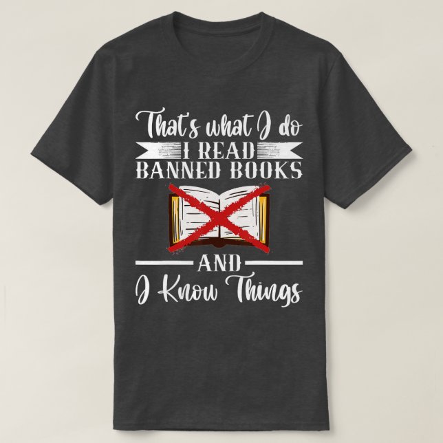 T-shirt C'Est Ce Que Je Fais Je Lis Livres Interdits Lectu (Design devant)