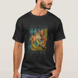 T-shirt C'Est Ce Que Je Lis Livres Boire Bière Connaître L