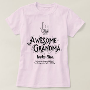 T-shirt C'Est Ce Qu'Un Grand-Mère Aimant Ressemble À Une P