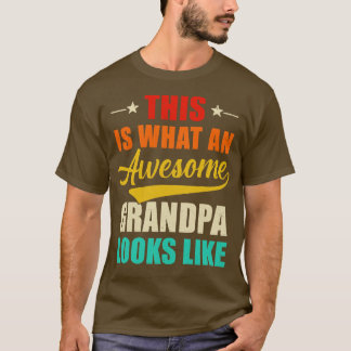 T-shirt C'Est Ce Qu'Un Grand-Père Magnifique Ressemble À D