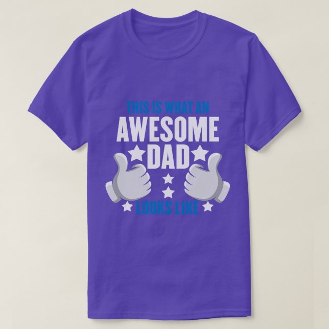 T-SHIRT C'EST CE QU'UN PAPA INCONTOURNABLE RESSEMBLE À DAD (Design devant)