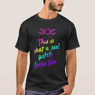 T-shirt C'Est Ce Qu'Une Véritable Sorcière Ressemble À Hal