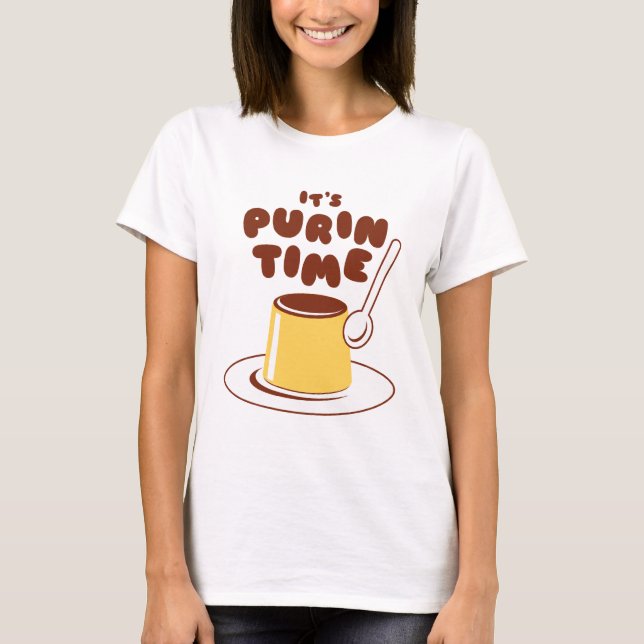 T-shirt C'est chemise (Brown) de temps de Purin (Devant)