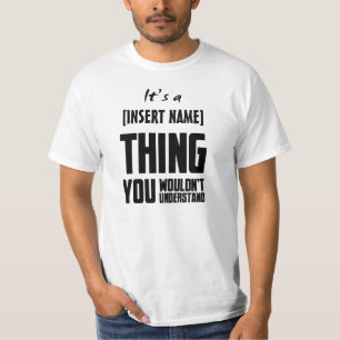 T-shirt C'est CHOSE d'A [nom d'insertion]