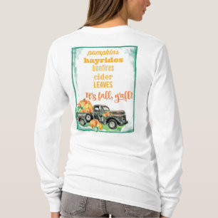 T-shirt "C'est chute où vous troquez "