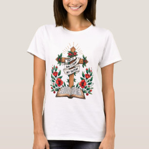 T-shirt C'est comme ça que je mène mes batailles