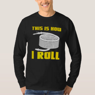 T-shirt C'Est Comme Ça Que Je Roule Volontaire Pompier Pom