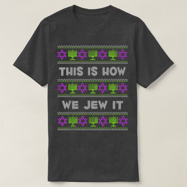 T-shirt C'Est Comme Ça Que Nous Jugeons Drôle L'Ugly Hanou (Design devant)