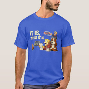 T-shirt C'est comme c'est – Illustration drôle de chien
