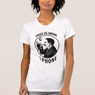 T-shirt C'est comment je téléphone