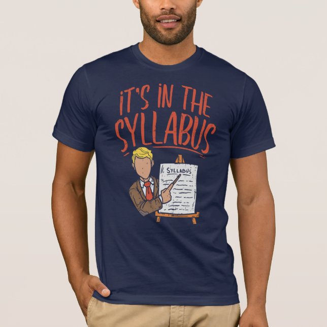 T-shirt C'est dans le programme Enseignant anglais (Devant)
