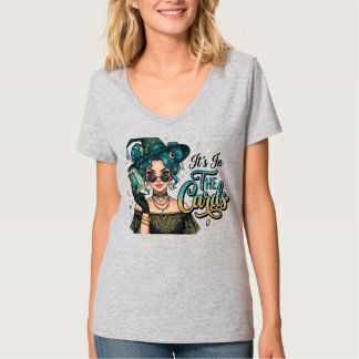 T-shirt C'est dans les Cartes Tarot Sorcière