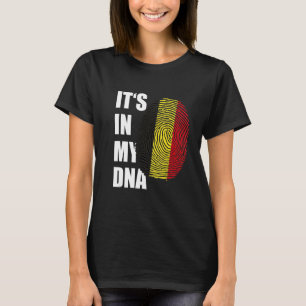T-shirt C'est dans ma fierté ADN Empreinte Belgique Drapea
