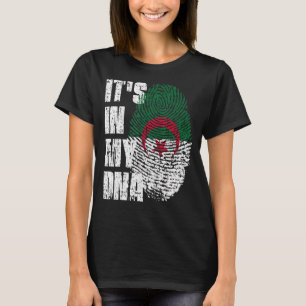 T-shirt C'est dans mon Adn Algérie Drapeau Algérien