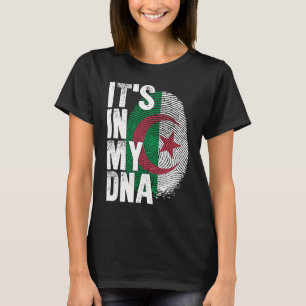T-shirt C'EST DANS MON ADN Algérie Drapeau Algérien Hommes