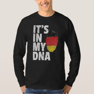 T-shirt C'est dans mon Adn Allemagne Drapeau Hommes femmes
