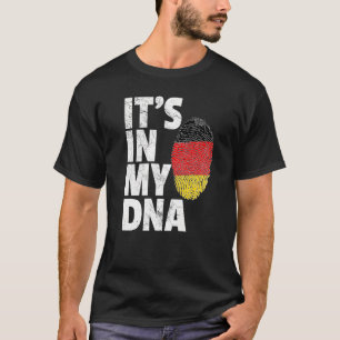 T-shirt C'est dans mon Adn Allemagne Drapeau Hommes femmes