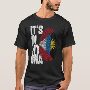 T-shirt C'est dans mon ADN Antiguan Hispanic Antigua Drape