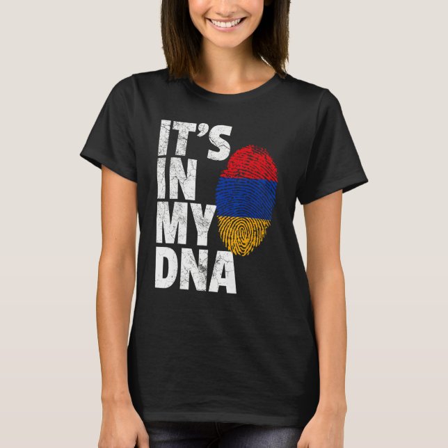 T-shirt C'EST DANS MON ADN Arménie Arménienne Drapeau T-sh (Devant)
