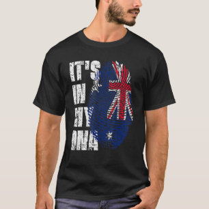 T-shirt C'est dans mon Adn Australie Drapeau Australien