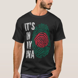 T-shirt C'EST DANS MON ADN Bangladesh Drapeau Hommes Femme