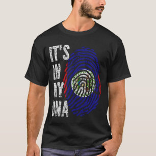 T-shirt C'EST DANS MON ADN Belize Drapeau Hommes Femmes En